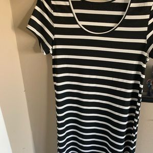 Black and white dress